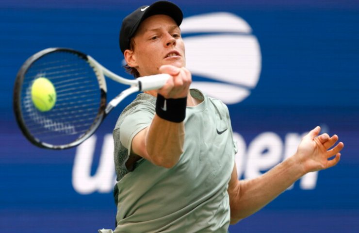 Jannik Sinner duranto lo US Open