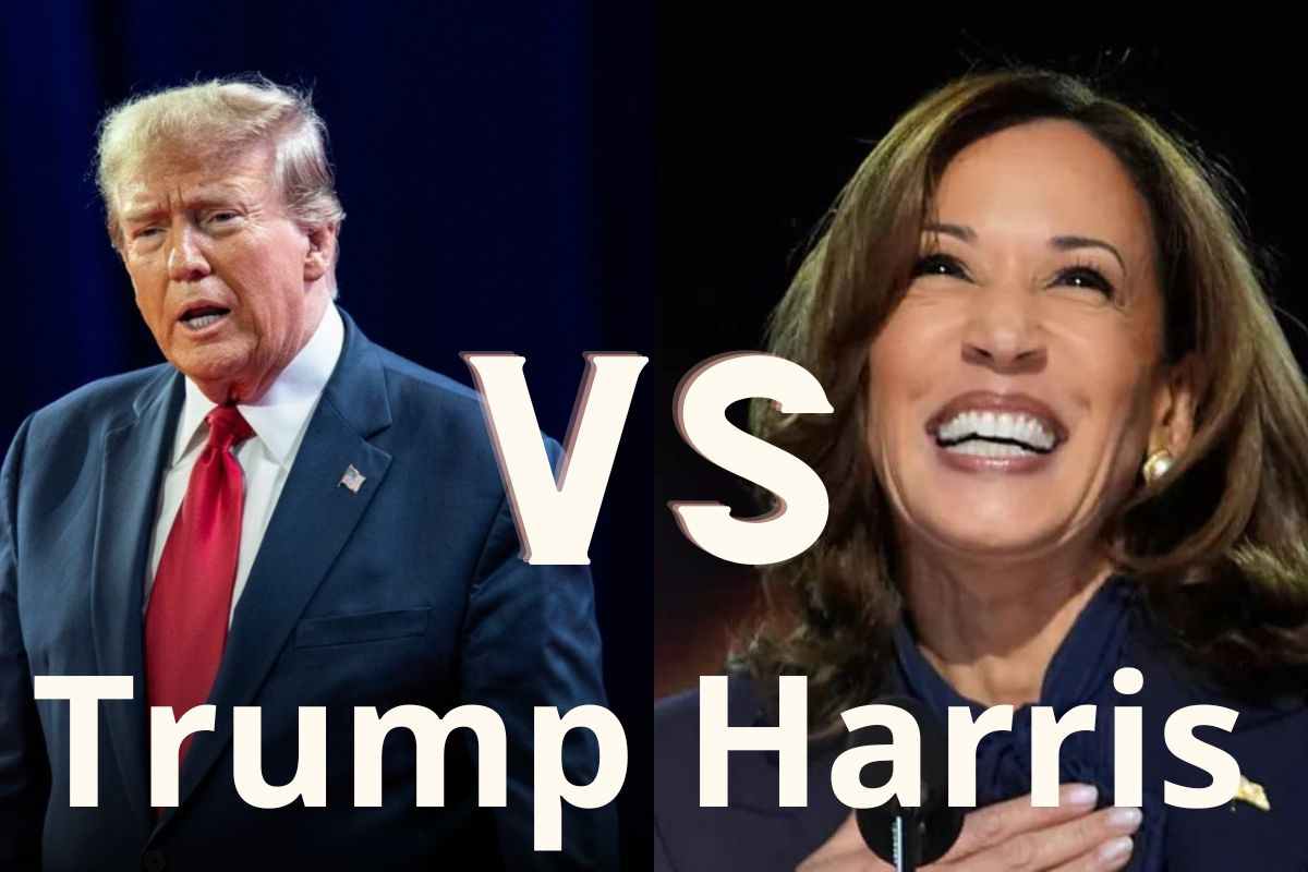 Donald Trump e Kamala Harris