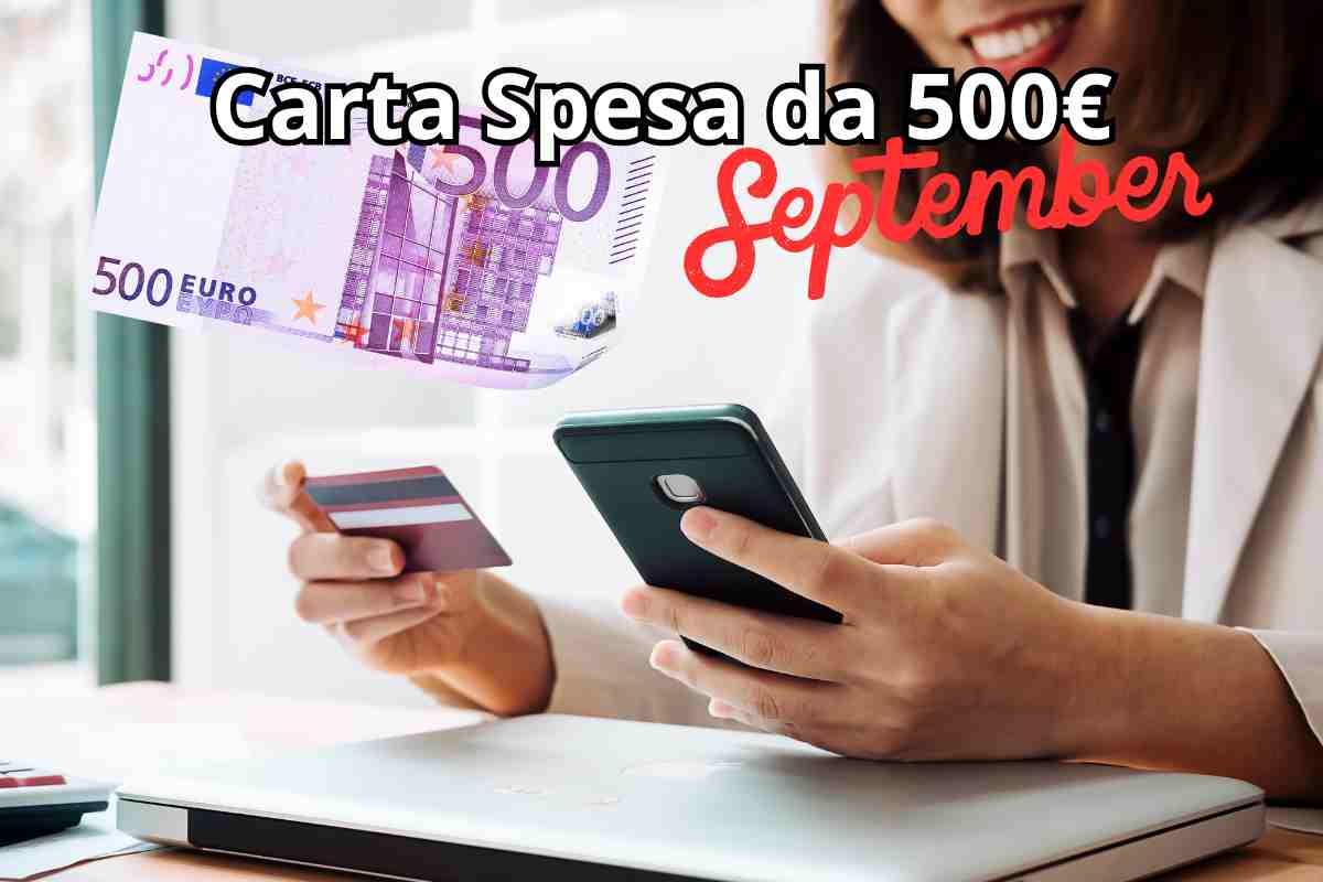 carta spesa da 500€