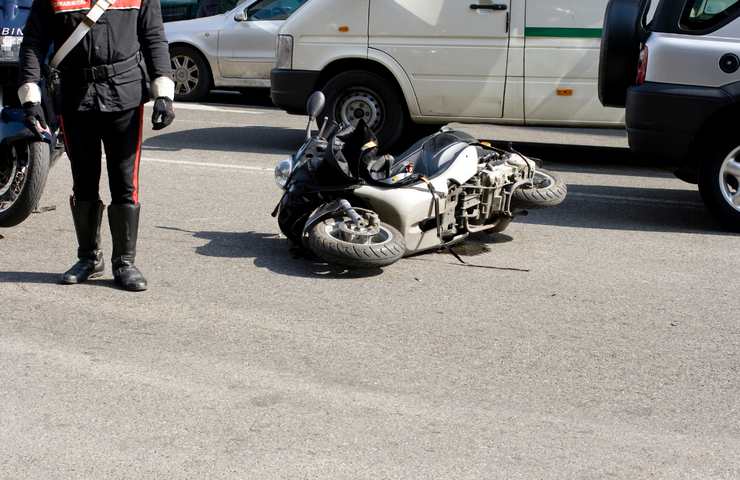 incidente in moto